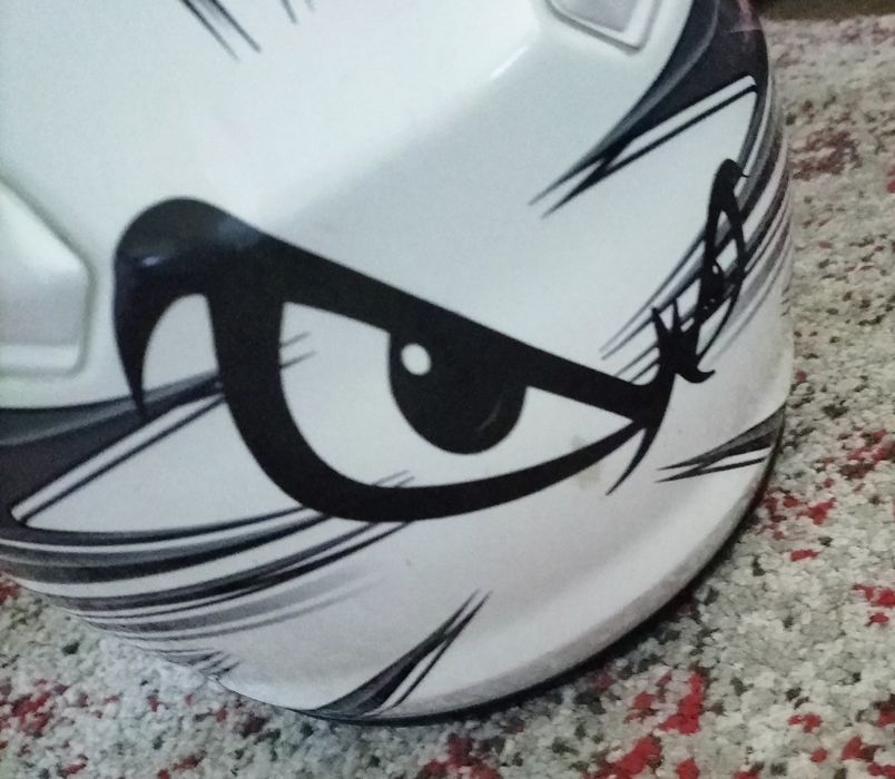 Casca de motor SHOI alba