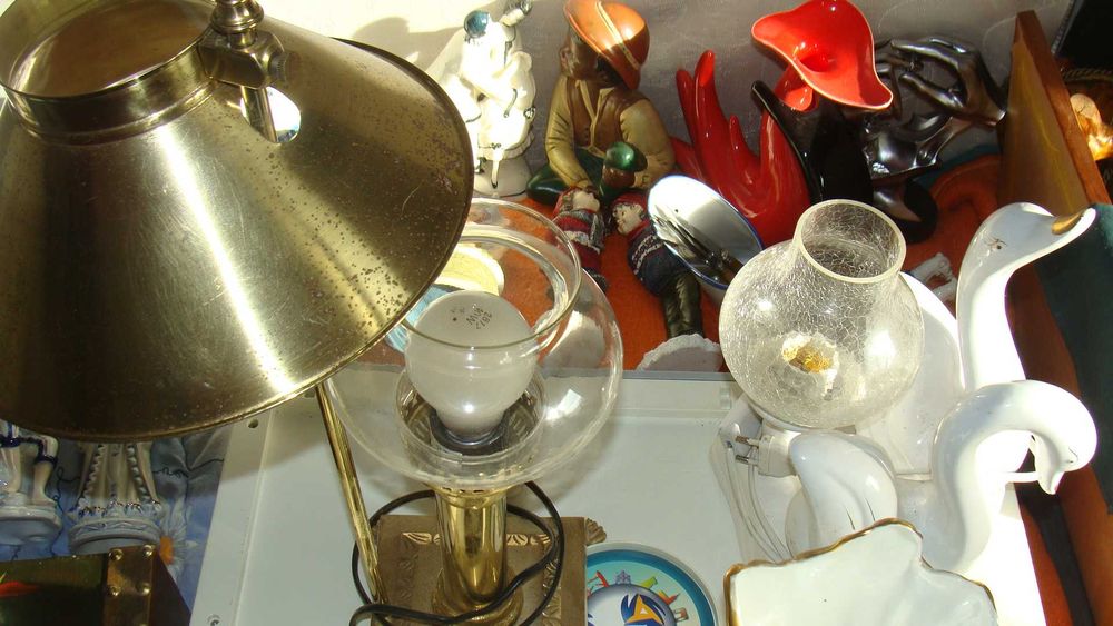 Порцеланови винтидж лампи