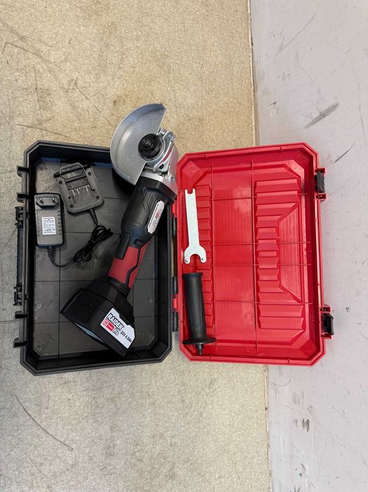 R20 Ъглошлайф Ø125mm 4Ah RDP-KBAG20/Термо нож /	R20 Прахосмукачка