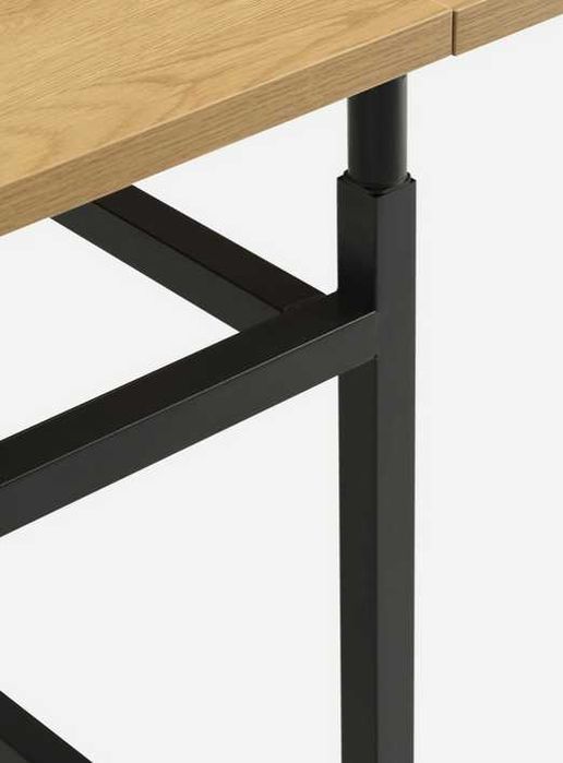 Нова сгаваема маса 75x38/84/130 цвят топъл дъб