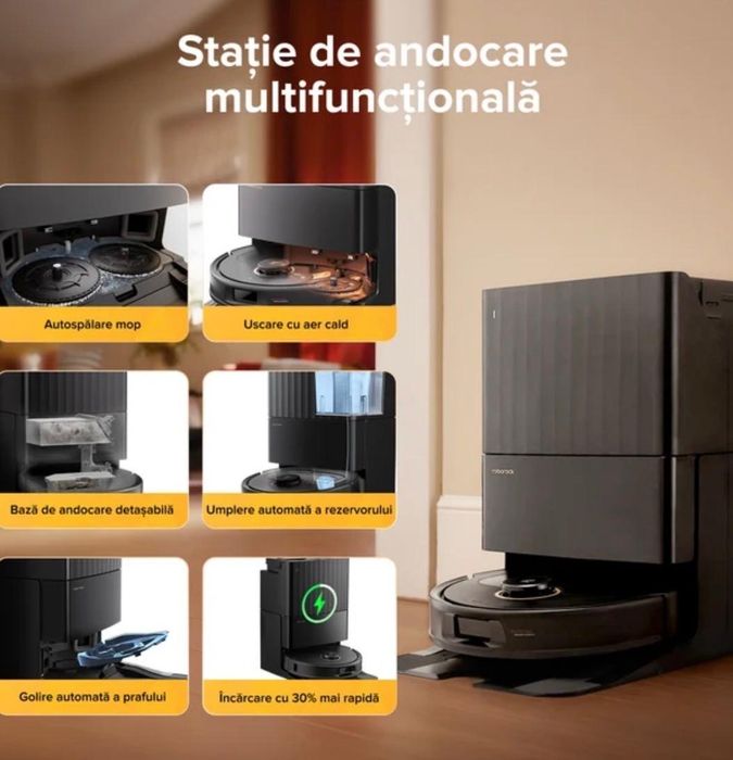 Aspirator si Mop Roborock Qrevo S5V Sigilat