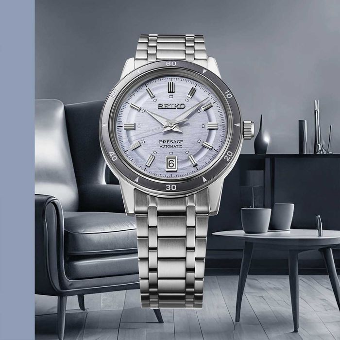 Seiko Presage Style60's "Silvery Violet" SRPL73