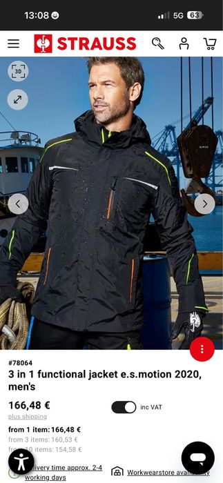 Jacheta 3 in 1 multifunctionala,Engelbert Straiss,marime XL