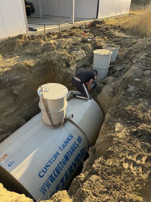 Bazin vidanjabil separator hidrocarburi fose ecologice