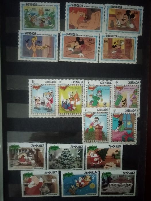 Коллекция почтовых марок "Комиксы".