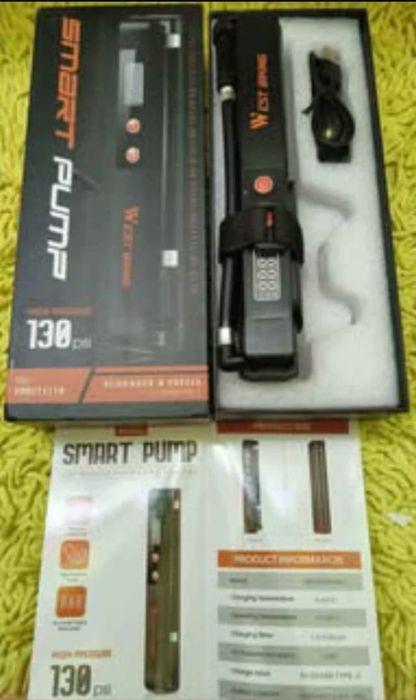 Pompa aer inteligenta moto-bici