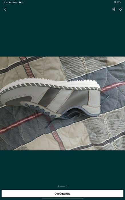 Кросовки 34 - 35 натуральной кожи из США 6овые