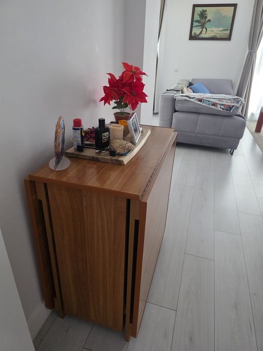 Vand masa extensibila lemn masiv