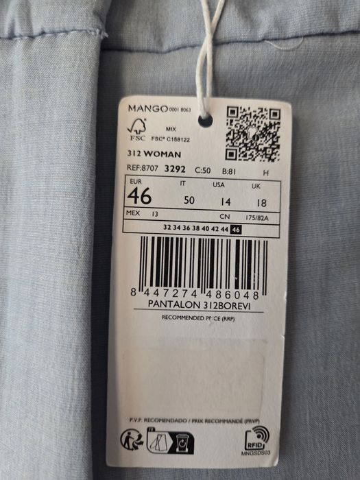 Pantaloni dama office Mango 46