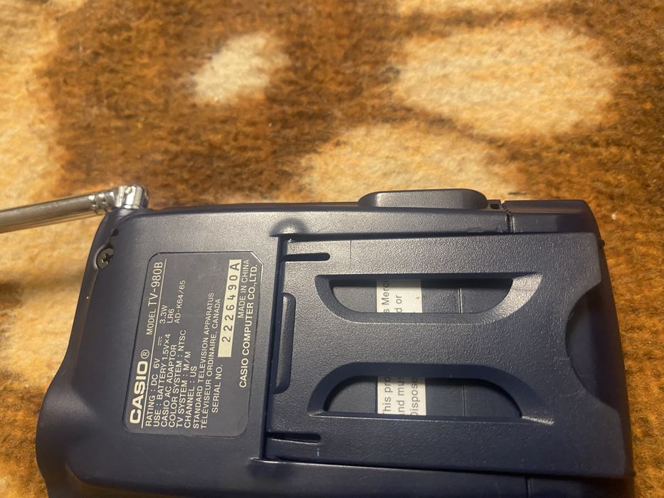 Lcd color televizion tv 980 CASIO