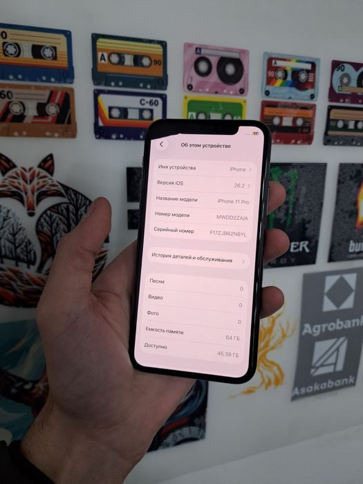 iPhone 11pro Face id True tone хама жои ишлиди