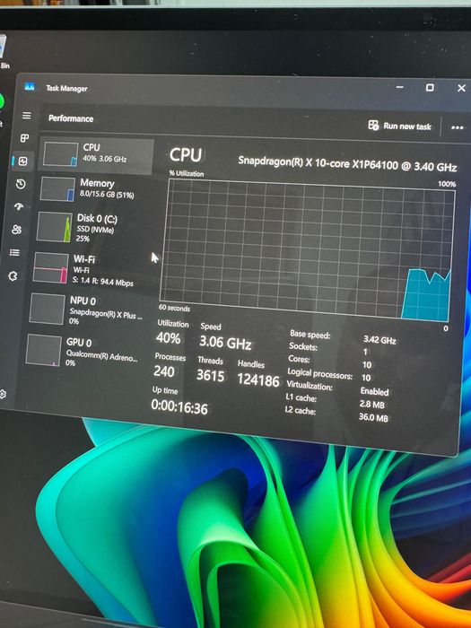 Microsoft Surface 7th Edition OLED Touch Snapdragon X 16gb 512gb