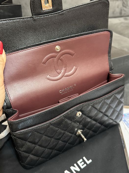 Chanel Double flap caviar Leather - 25cm/premium/video