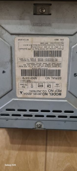 Ниссан магнитола  родное  от Алтима