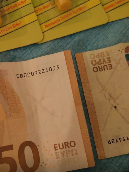 Маркер за проверка на евро банкноти