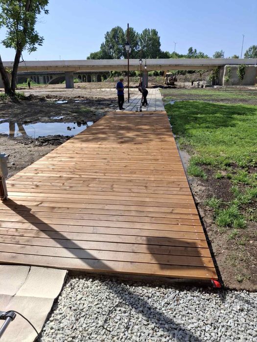 Декинг дъски - импрегнирани - подова настилка