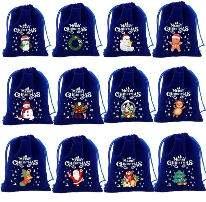 Мешочки для подарков новогодние