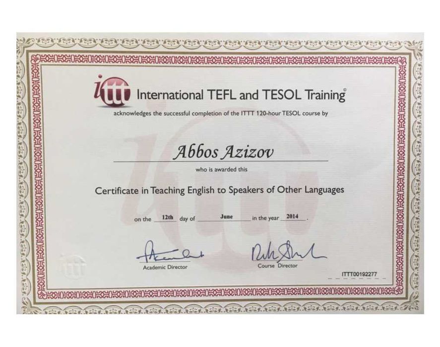 Репетитор |IELTS