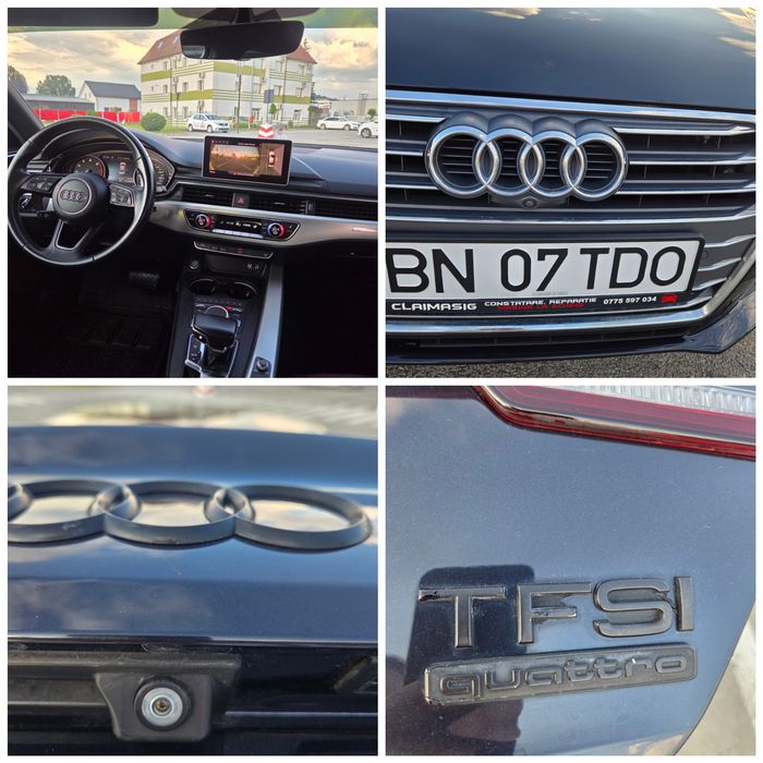 Audi A4 Limuzina Audi A4, Euro 6, 2 L Benzina, 252 CP 2017  Quattro