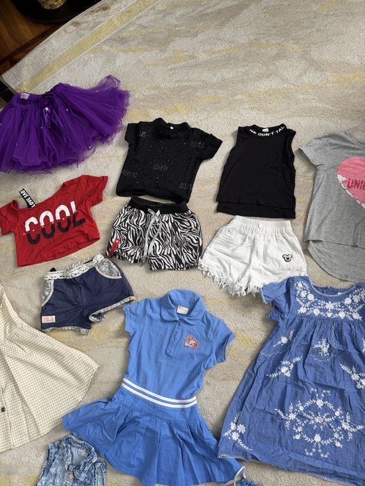 Пакет брендовой одежды на девочку 4-5 лет