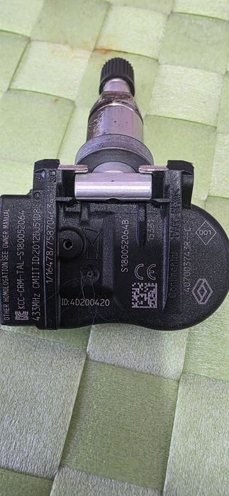 CONTINENTAL TPMS сензори/датчици за налягане, за Renault, Dacia-407003743R