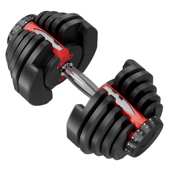 Регулируем дъмбел 2–40 кг с поставка – нов, неизползван