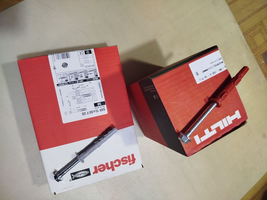 Фасадные анкера Fisher, HILTI.