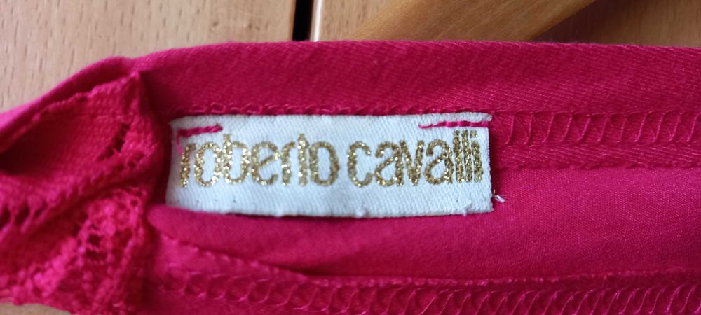 лятна блуза без ръкав с дантелен гръб на Cavalli