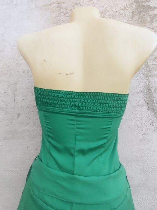 Salopeta strapless Verde eleganta fara bretele dama S Imperial