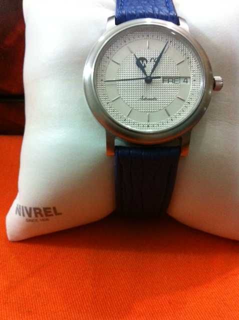 Ceas german automatic Nivrel, cutie originala, functionare perfecta