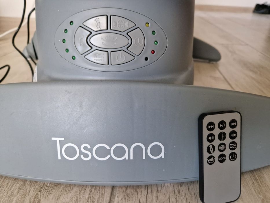 Leagan electric Lorelli Toscana, rotativ, panel muzical, telecomanda,