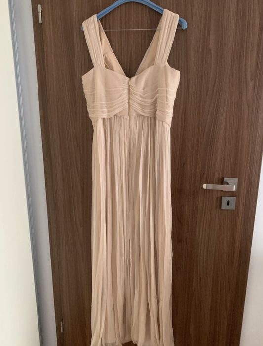 Rochie ginette matase naturala plisata