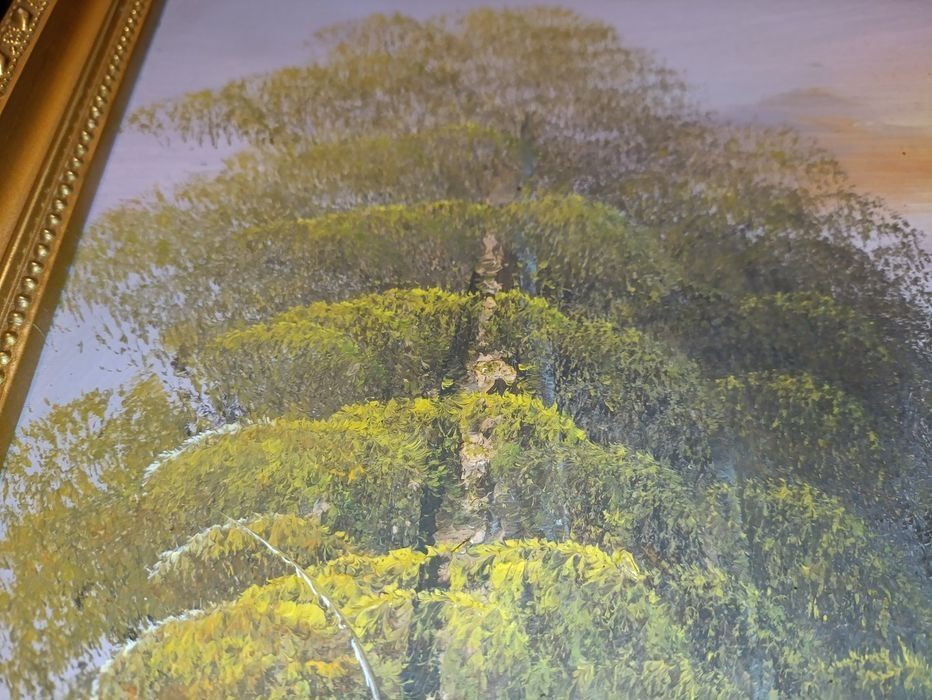 Tablou Pictat "Drumul Spre o Aventură Nouă în Natură" Anul 1998