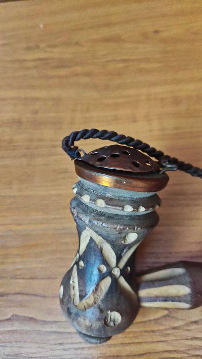 2 стари дървени лули ръчна изработка