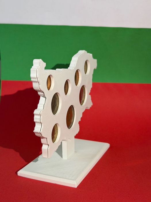 Поставка за български монети – карта на България