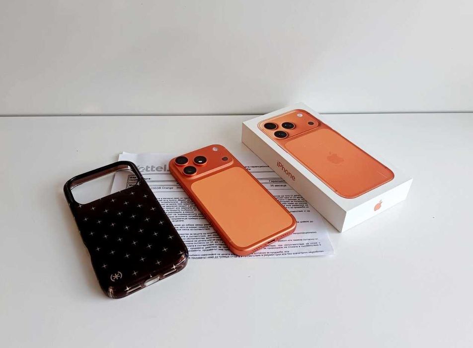 Apple iPhone 17 Pro ( нов,7 зареждания,100% батерия 36м. гаранция)