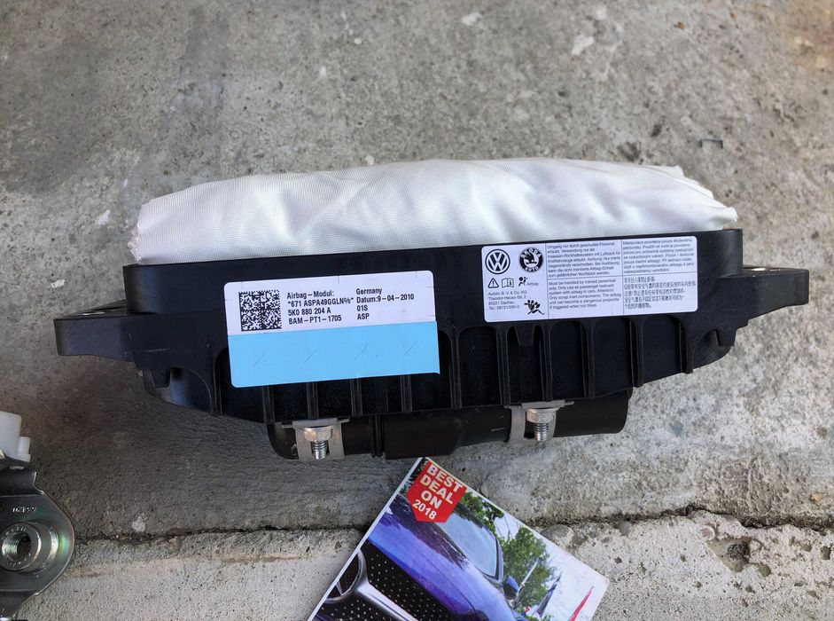 VW tiguan 5n kit airbag volan pasager plansa de bord centuri