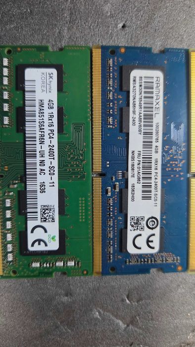 Memorii 8Gb DDR4 1,2v si 4gb ddr4 Laptop