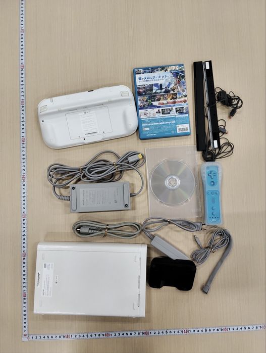 Nintendo WII U Premium 32GB White - Import Japonia + Jocuri, Accesorii