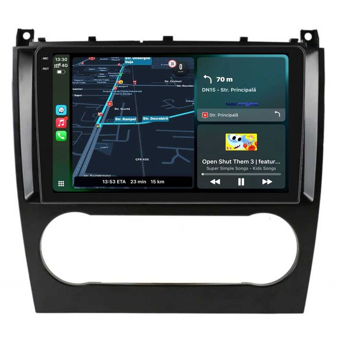Navigatie Android Dedicata Mercedes C W203/CLK W209, 9Inch, Carplay