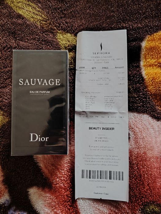 Parfum Dior Sauvage - 100 ml