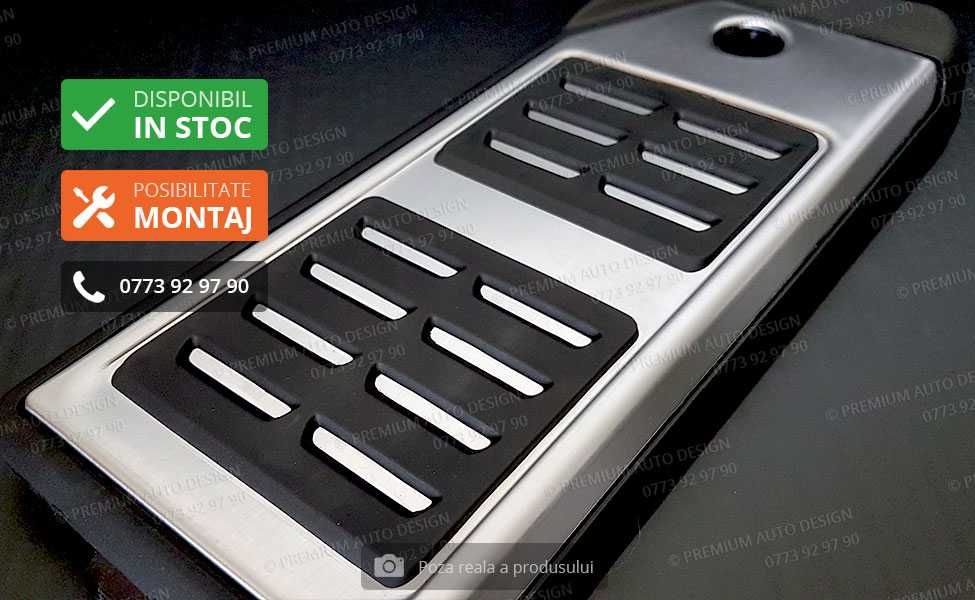Ornamente INOX pedale si footrest - Audi Q7-Q8 / VW Touareg 2019+