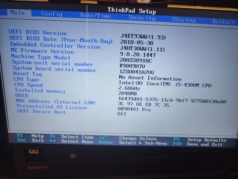 Placa de baza laptop Lenovo L440 - i-uri generația 4 - OK