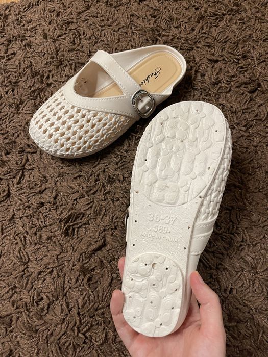 Женские сетчатые мюли. Шлепанцы Мэри Джейн