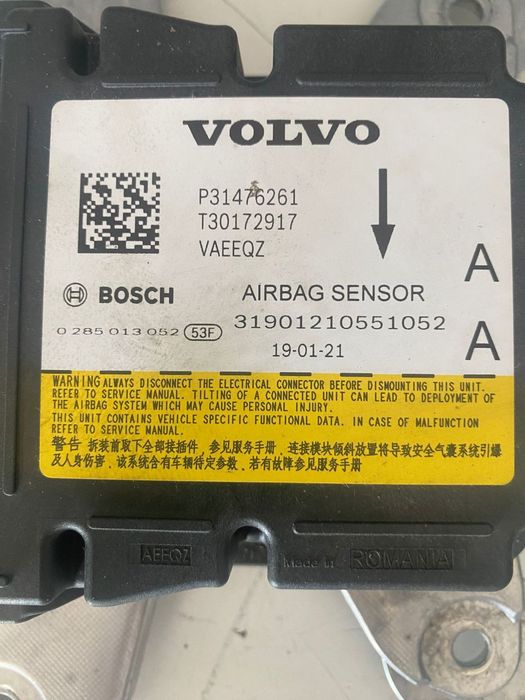 Modul senzor airbag Volvo S60 V60 V60CC 2019+ 31476261 32315746