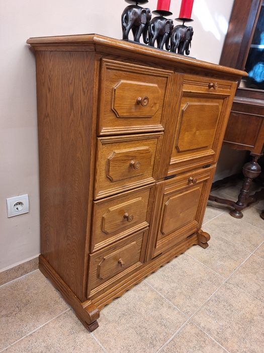 Шкаф за обувки дъб