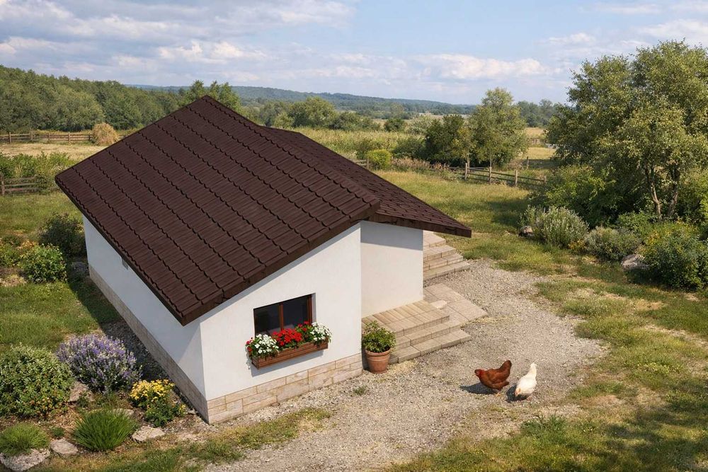Casa noua 69 mp - teren 215 mp - toate utilitatile - Pielesti