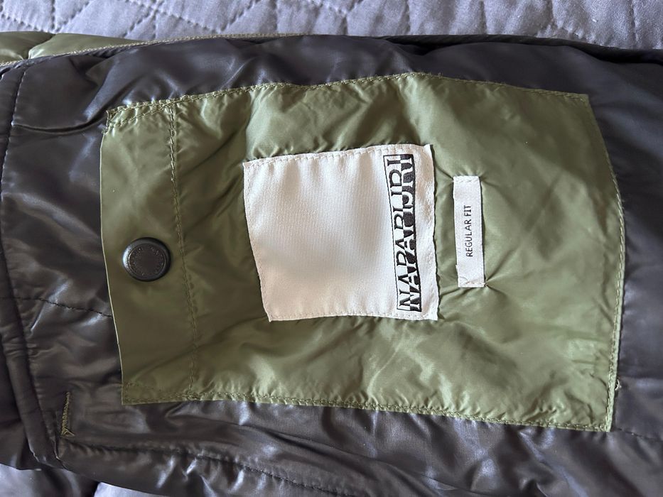 Geaca Napapijri marimea XS culoare verde, fara urme de uzura, ca noua