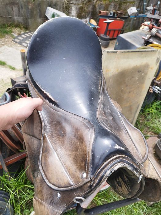 Șa de piele călărie originala