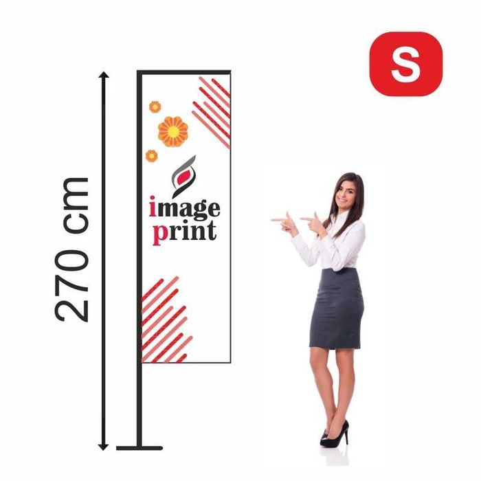 Steaguri din material textil, diverse forme Pana, Lacrima sau Rectangular
